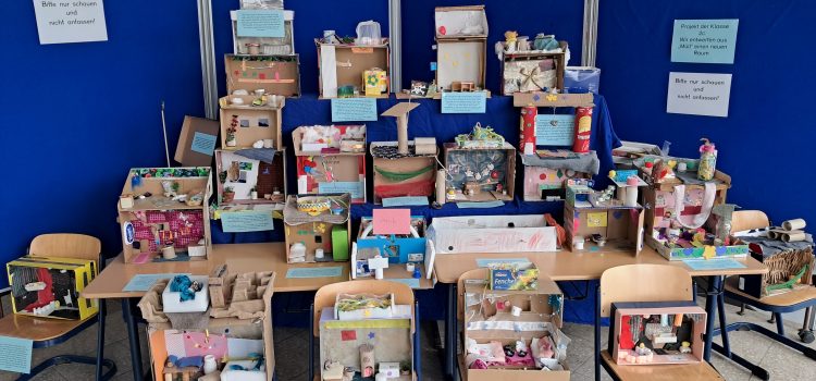 Kreative Räume aus „Müll“ – Projekt der Klasse 2c